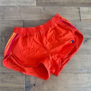 Aviator Nation Bright Red Athletic Shorts Boardshorts | Medium